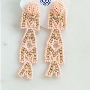 Beaded Mama Earrings